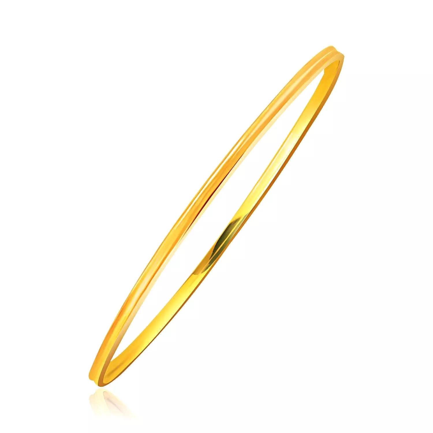 14k Yellow Gold Stackable Bangle