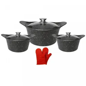 6 -piece Asian pot game with a pair of gloves | Bronkitchen ©