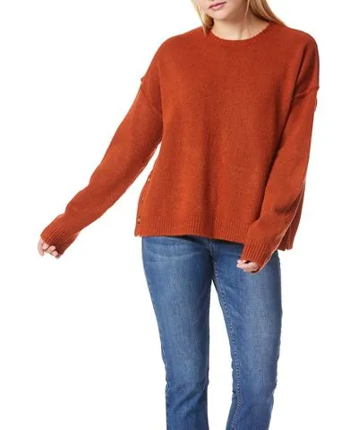 8/14/2020 UNIONBAY Orange Heather Side-Button Sweaters for Women