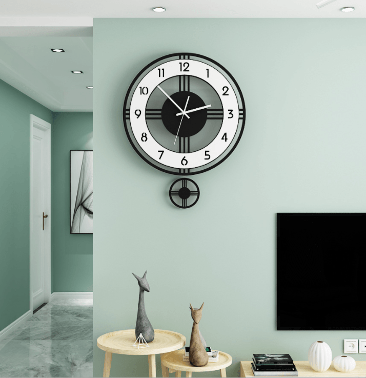 Acrylic Clock Pendulum Modern Design Clock Creative Quartz