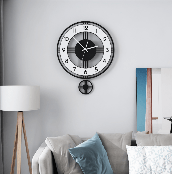 Acrylic Clock Pendulum Modern Design Clock Creative Quartz