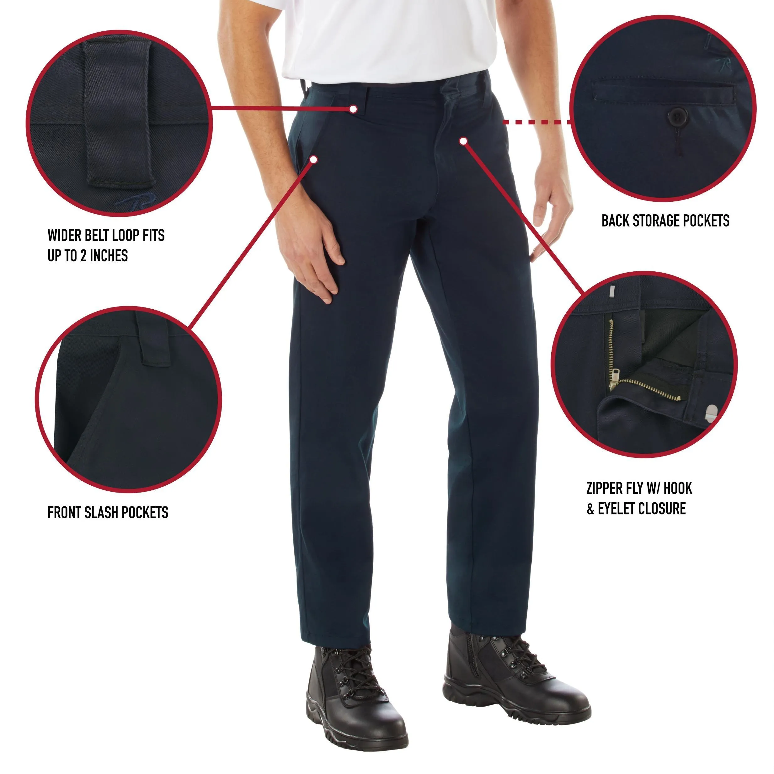 Active Flex Four Pocket Work Pants