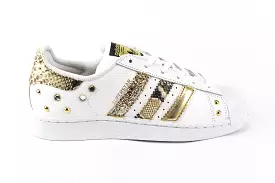 Adidas Superstar Pitone Glitter & Borchie