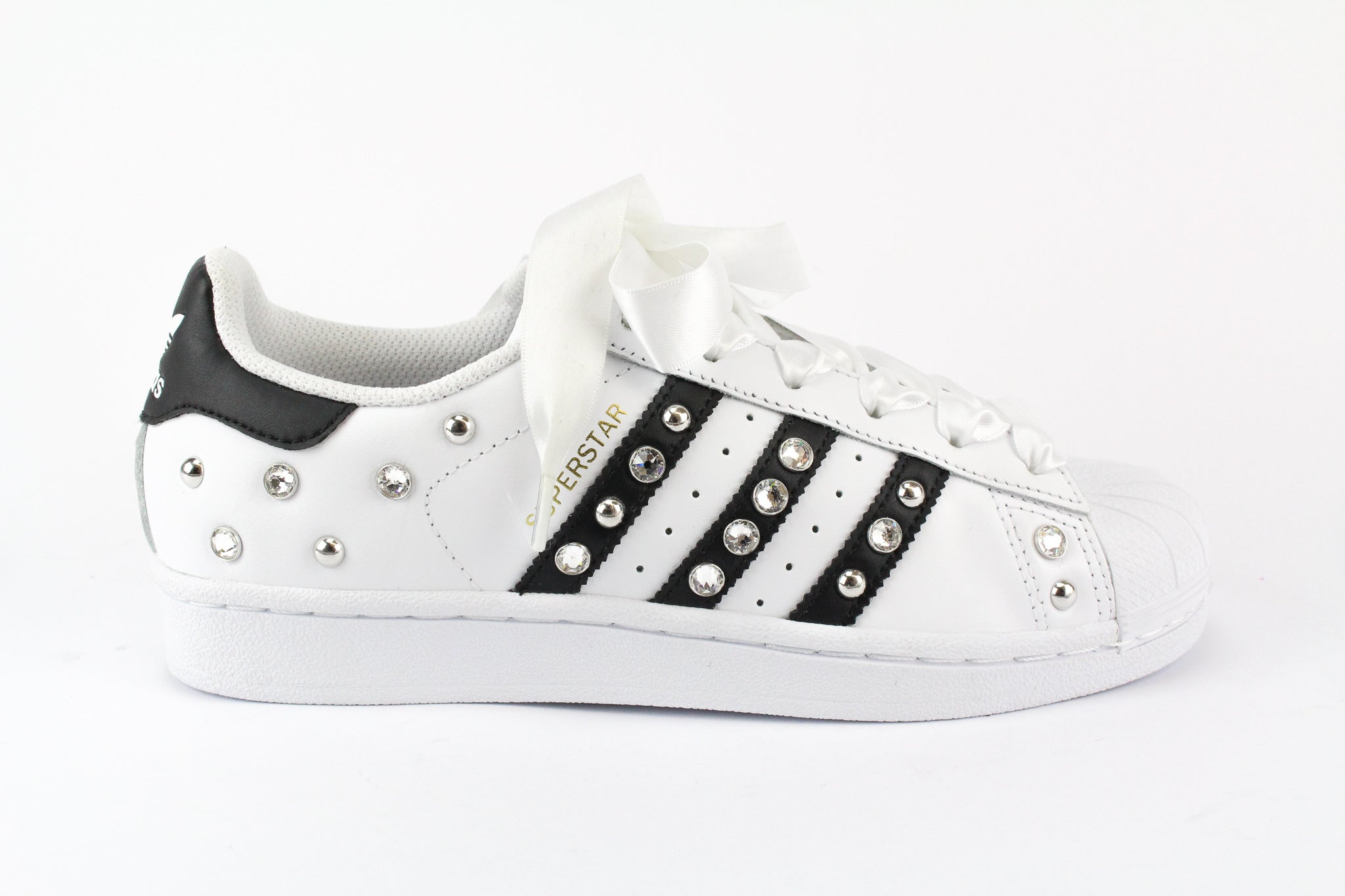 Adidas Superstar Strass & Lacci Raso