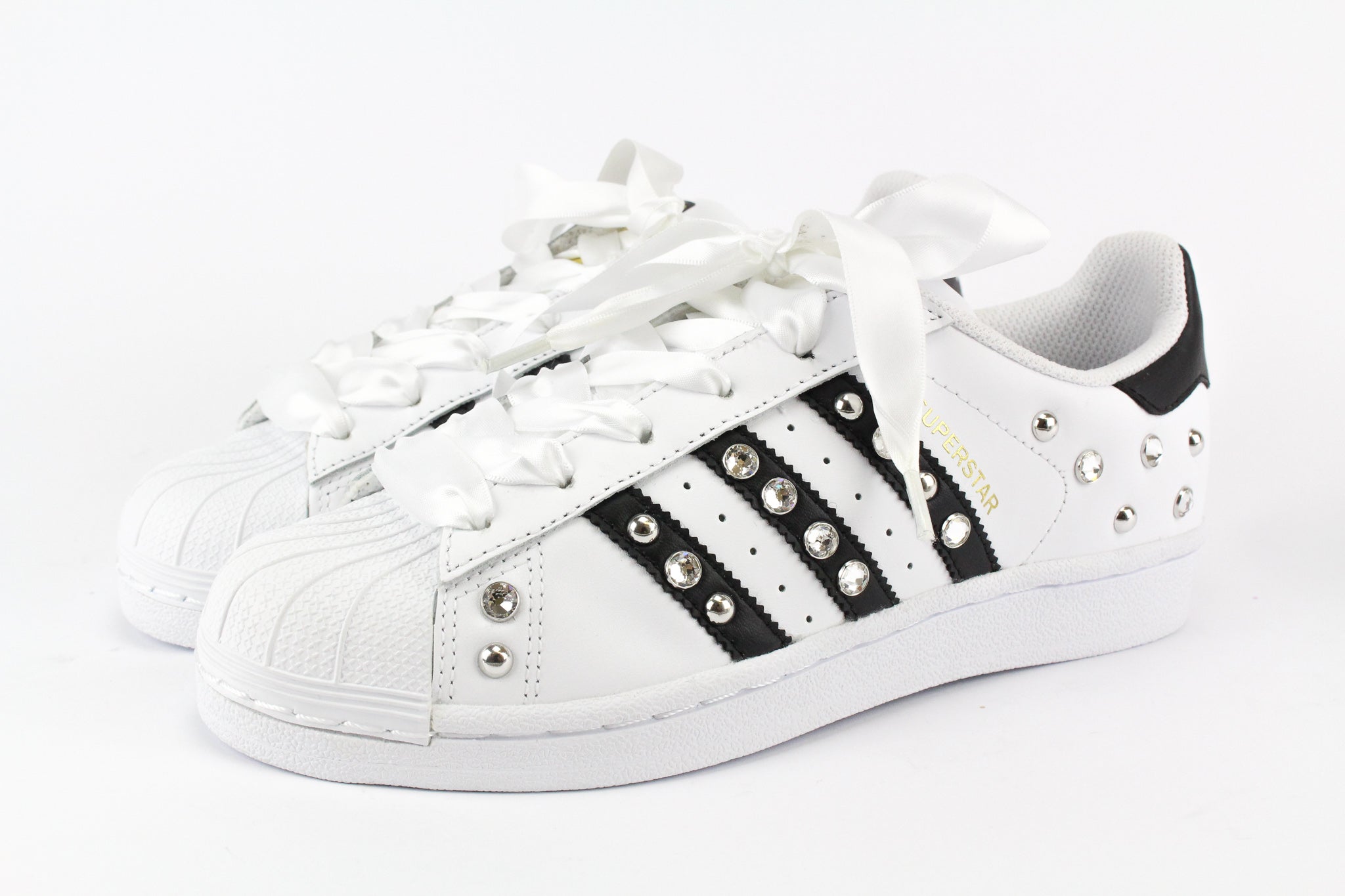 Adidas Superstar Strass & Lacci Raso