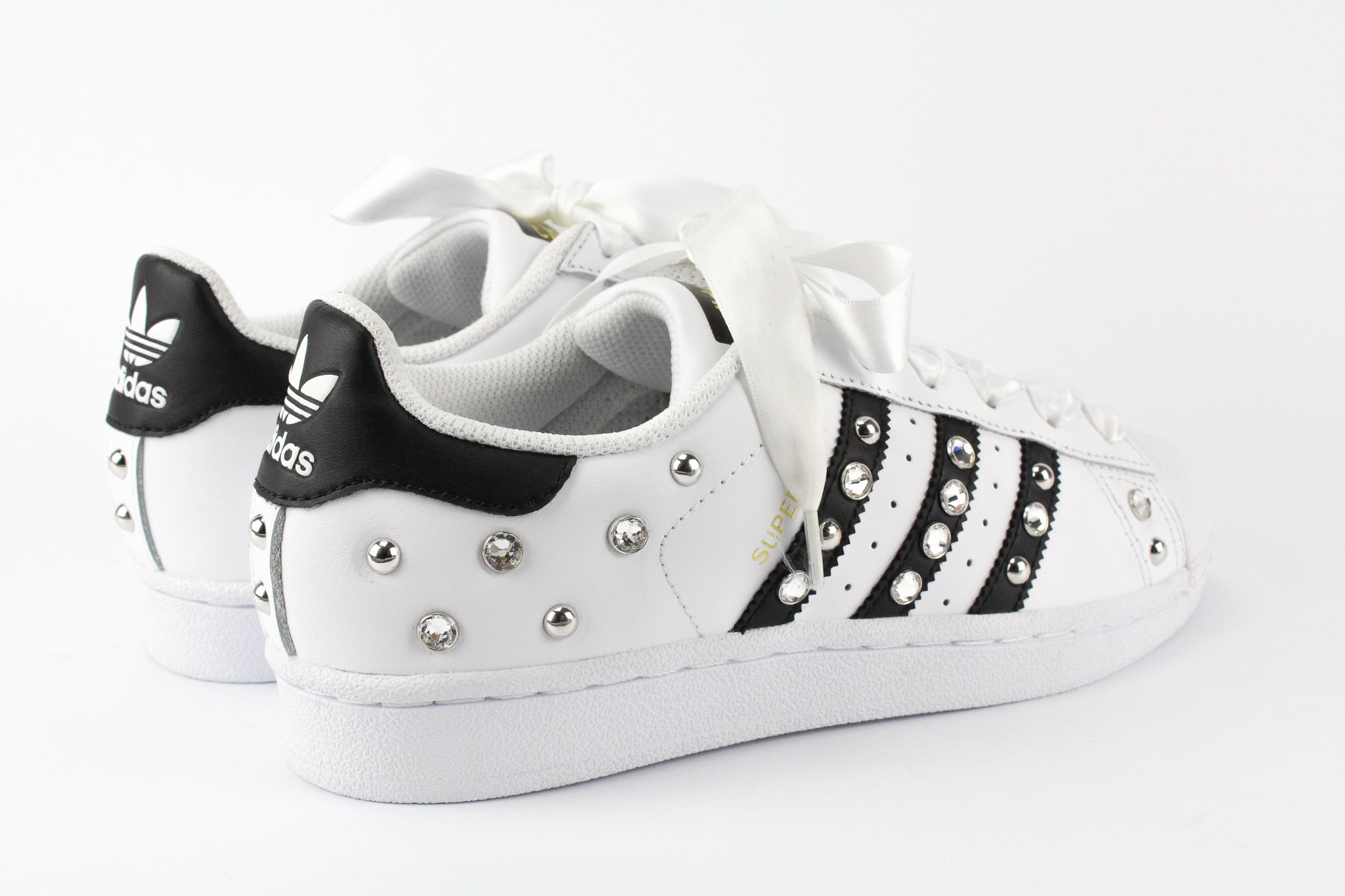 Adidas Superstar Strass & Lacci Raso