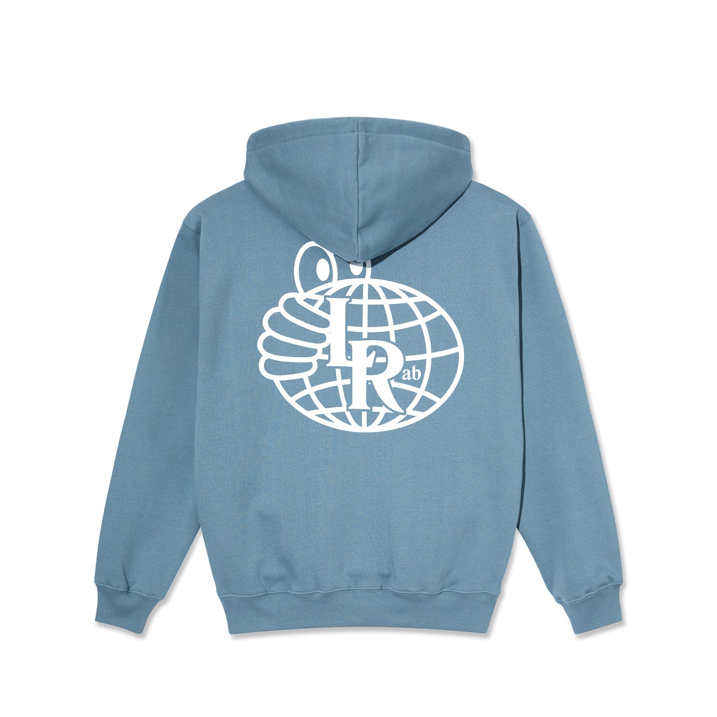 Atlas monogram Hoodie (Blue Mirage/White)