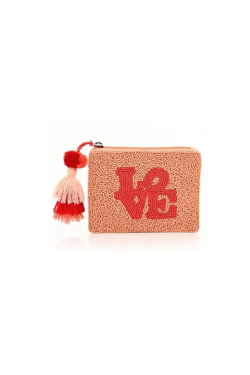 BEADED COIN PURSE ALL THE LOVE #1