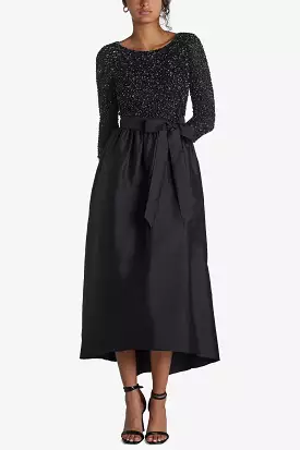 Beaded Taffeta Skirt Dress