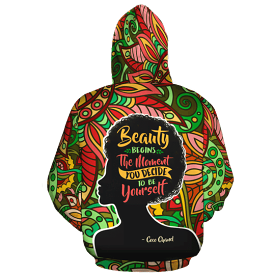 BEAUTY BEGINS ALL-OVER HOODIE