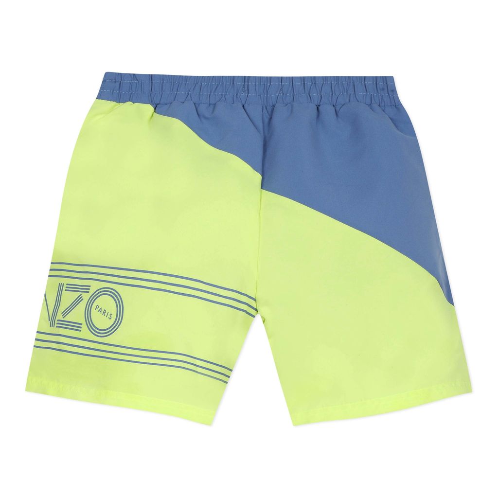 Bi-colo Logo Swimshorts