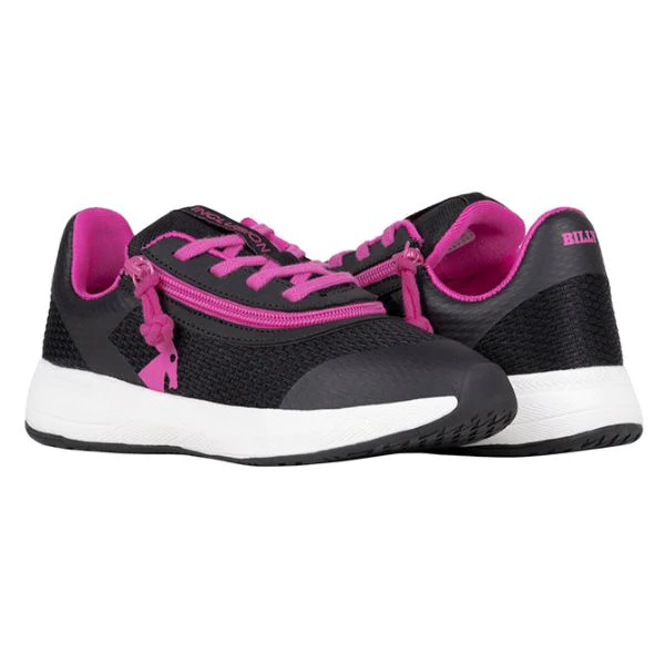 Billy Footwear Girls Sport Inclusion One Athletic Shoes- Black/Pink