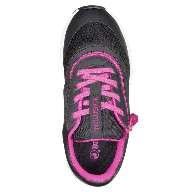 Billy Footwear Girls Sport Inclusion One Athletic Shoes- Black/Pink