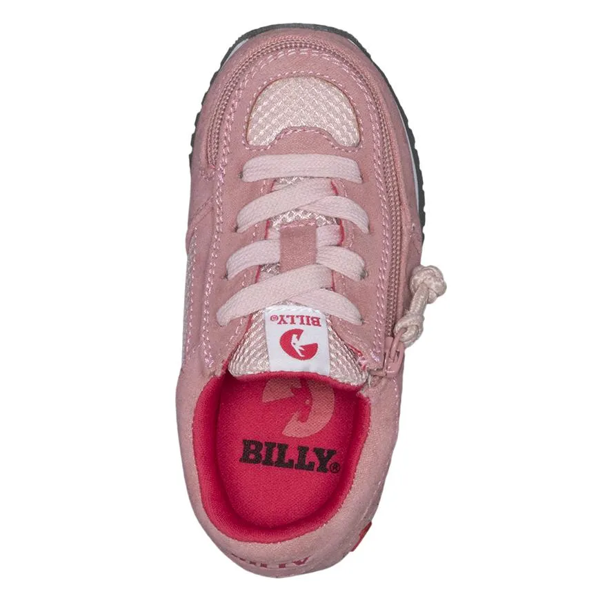 Billy Footwear Girls Toddler Lace Jogger- Pink/Pink