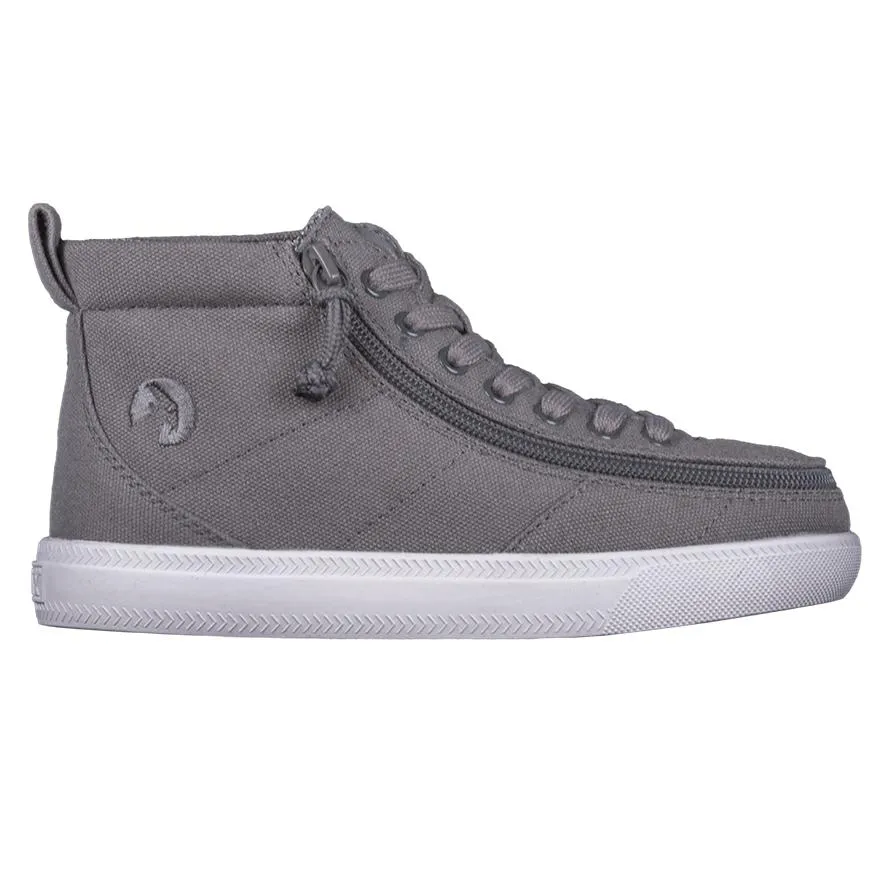 Billy Footwear Kids High Top Wide Width- Dark Grey