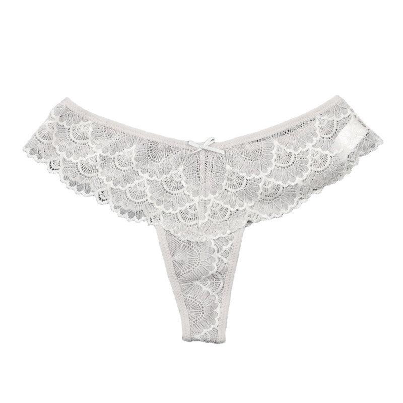 Breathable Lace Thongs for Women