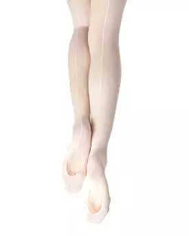 Capezio Child Classic Mesh Transition Tights with Seam - 19C