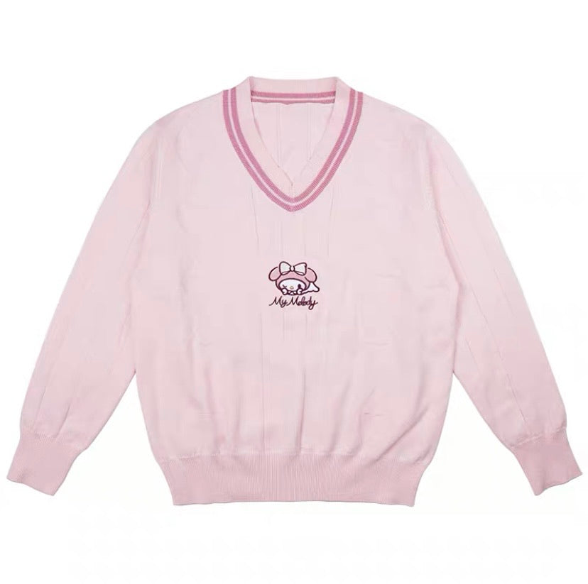 Clearance Sanrio collaboration sweater cinnamoroll mymelody pompompurin kuromo