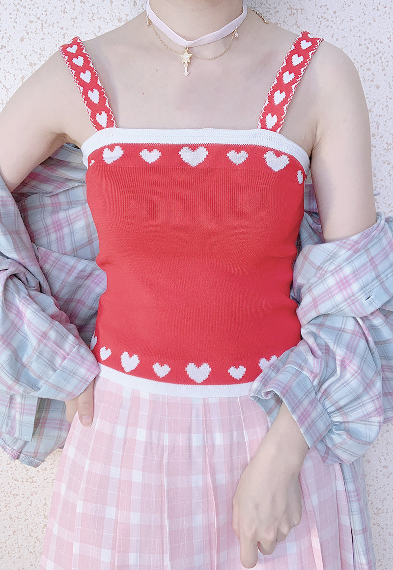 CUTE LOVE LOVE LOVE VEST BY22386