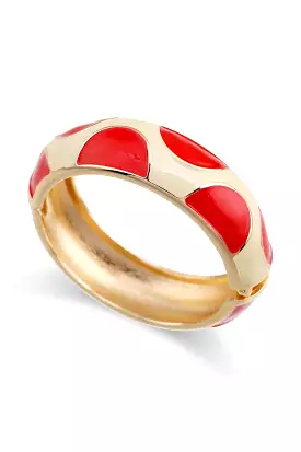 DOTTY BANGLE RED