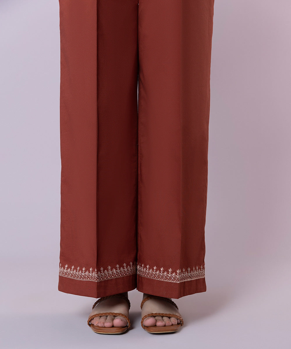 Embroidered Cambric Culottes