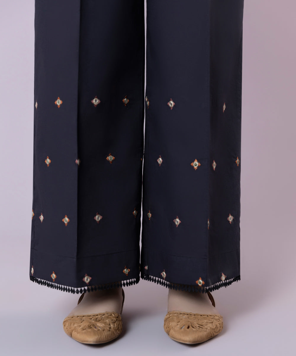 Embroidered Cambric Culottes