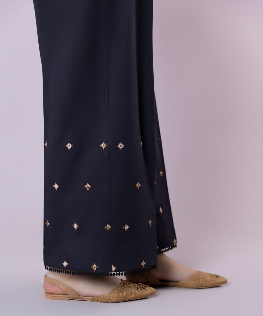 Embroidered Cambric Culottes