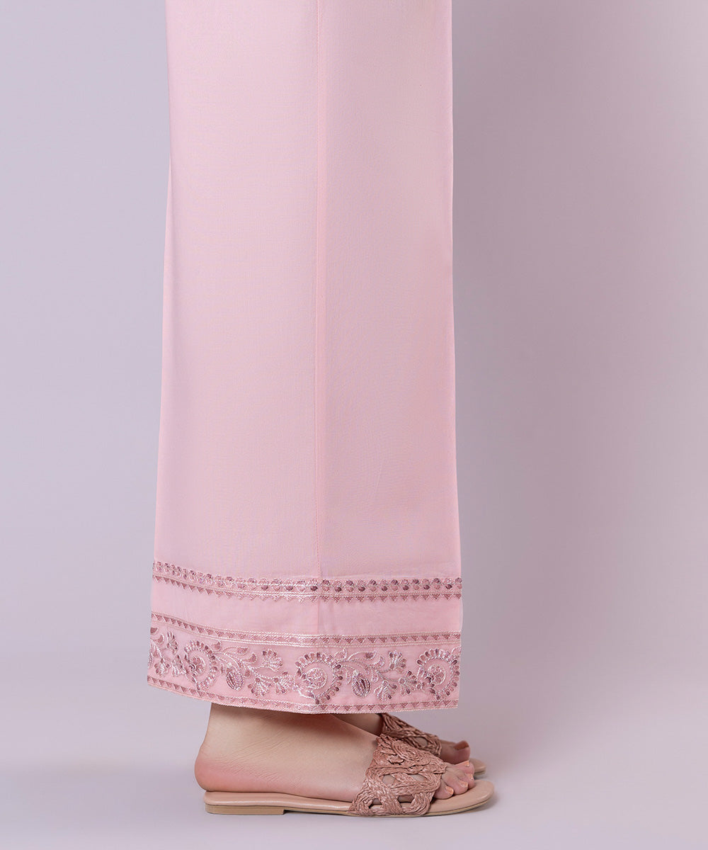 Embroidered Cambric Culottes