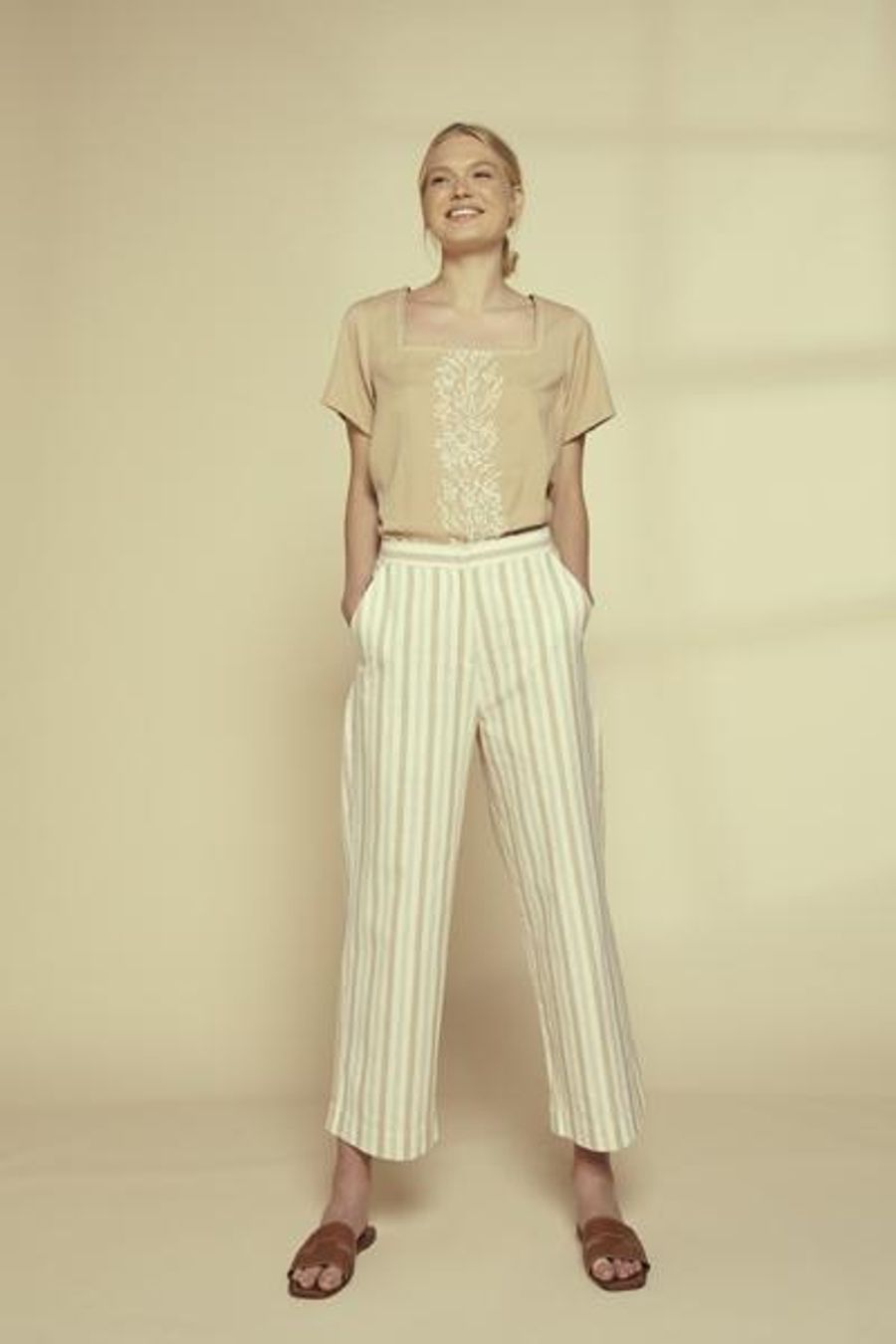 Emerson Striped Trousers