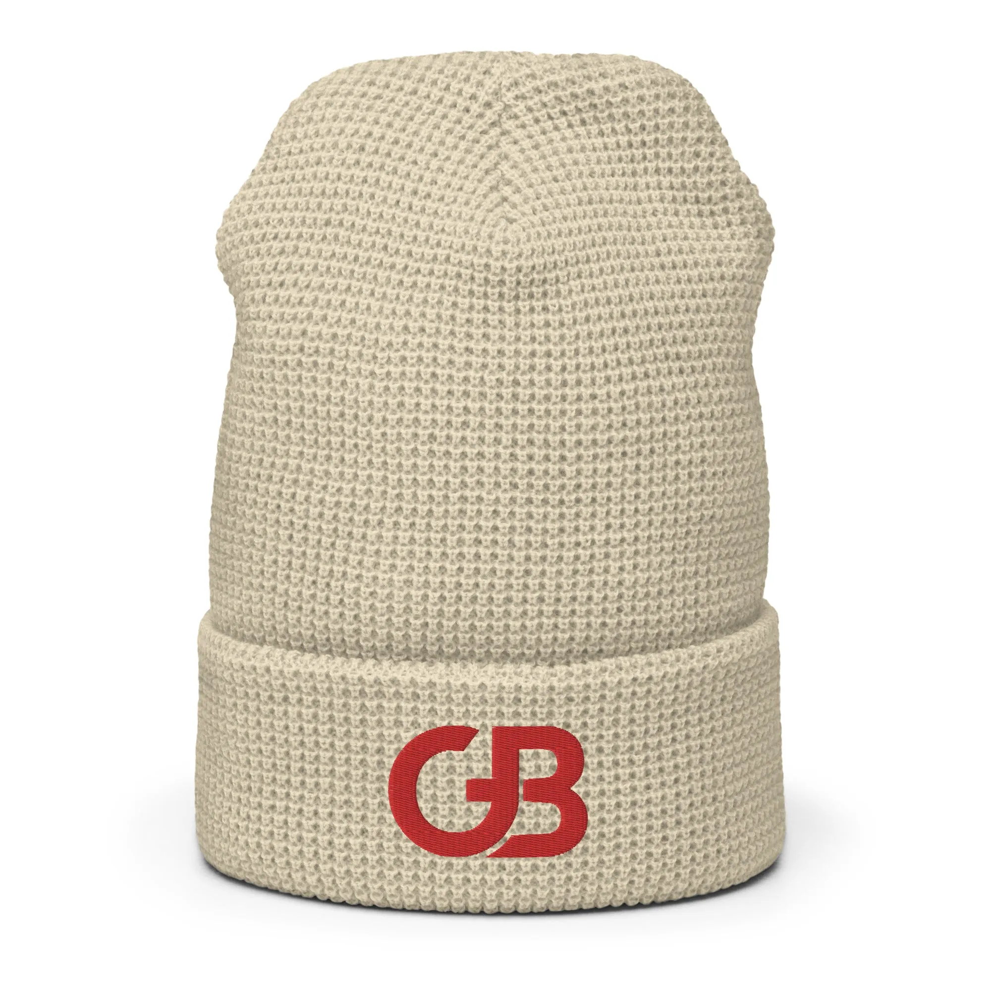 Gerald Black Waffle Beanie RED