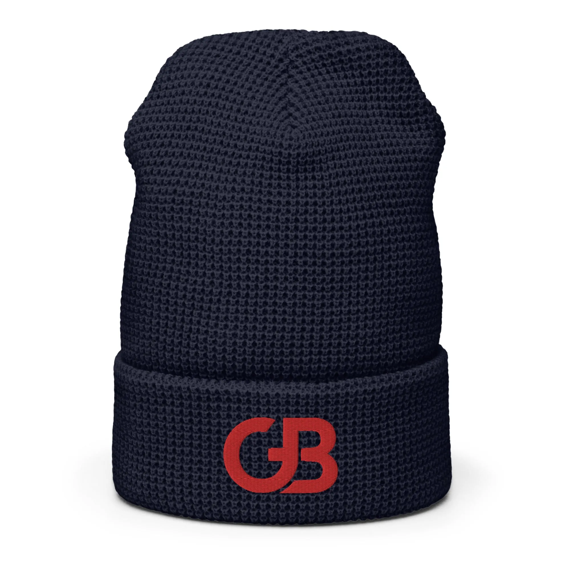 Gerald Black Waffle Beanie RED