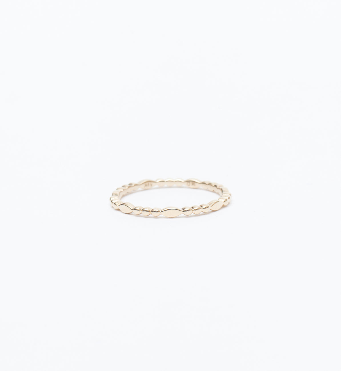 Gold Marquise Beaded Band