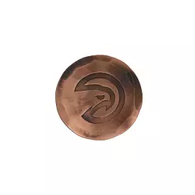 Hand Forged Atlanta Hawks Ball Mark - Copper