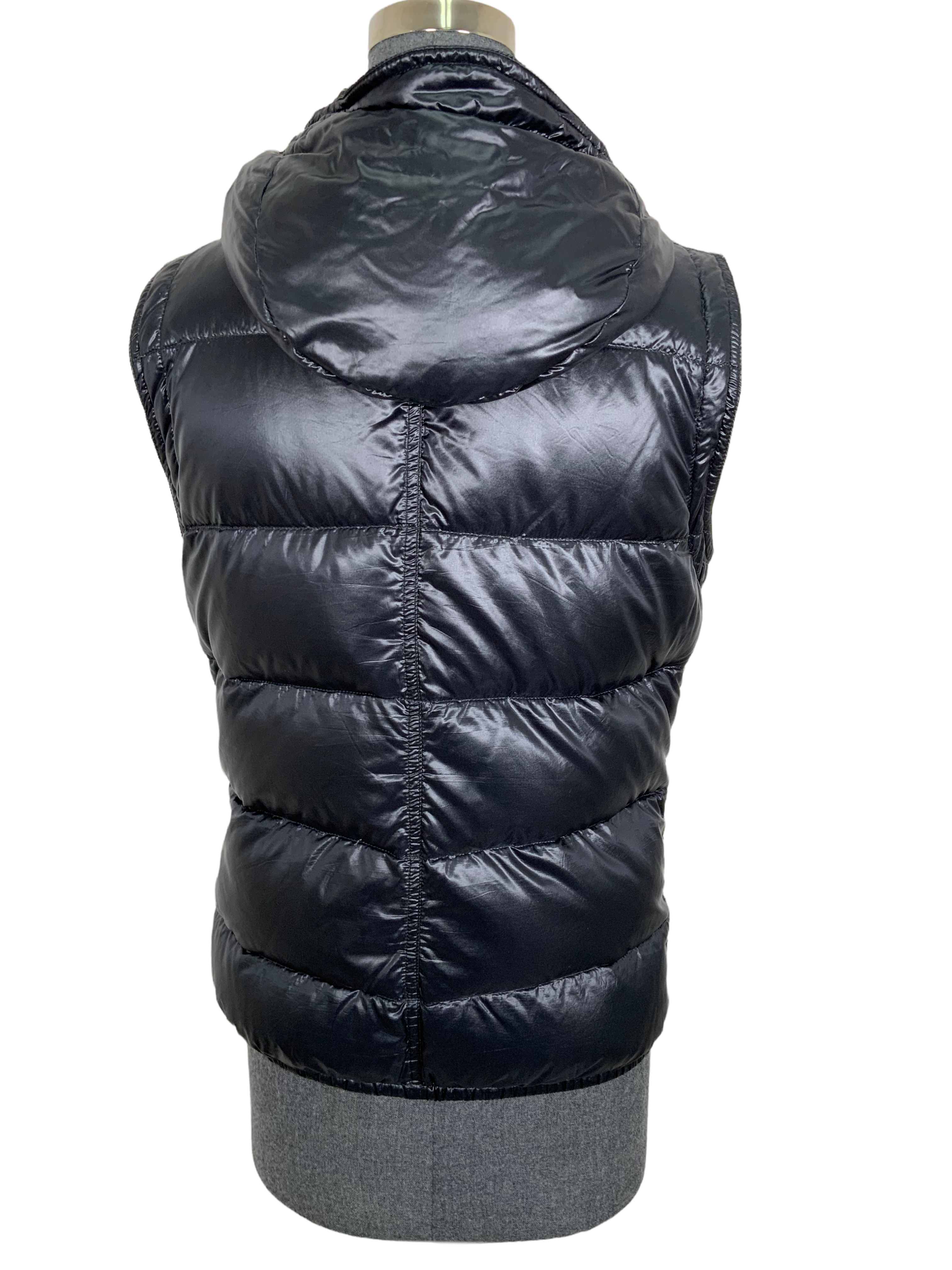 Herno Quilted Puffer Vest with Hood Size L