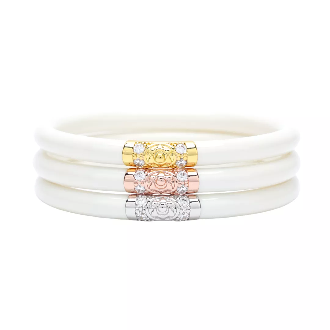 Ivory Three Kings BuDhaGirl All Weather Bangle Set (Set of 3)