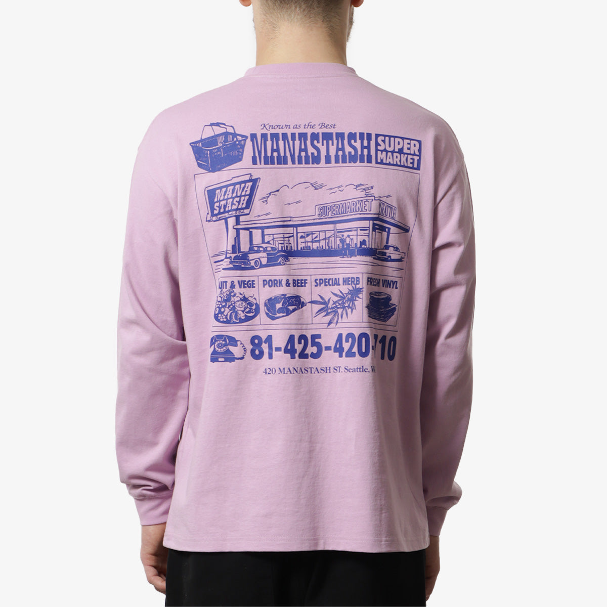 Manastash CiTee Long Sleeve Supermarket T-Shirt