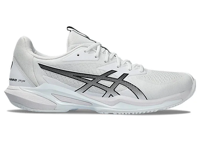 Men's Asics Solution Speed FlyteFoam 3, White/Black, 11.5 D Medium