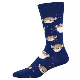 Mens Pufferfish Crew Socks