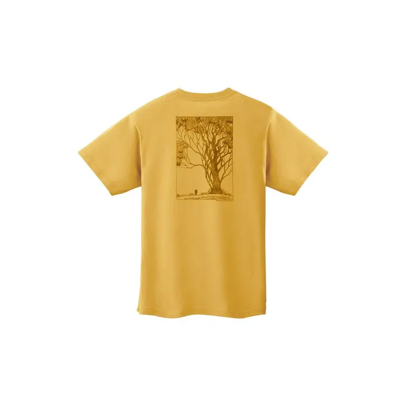 Montbell T-Shirt Unisex Pear Skin Cotton T Hyakkimaru - Yellow UV Cut