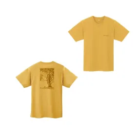 Montbell T-Shirt Unisex Pear Skin Cotton T Hyakkimaru - Yellow UV Cut