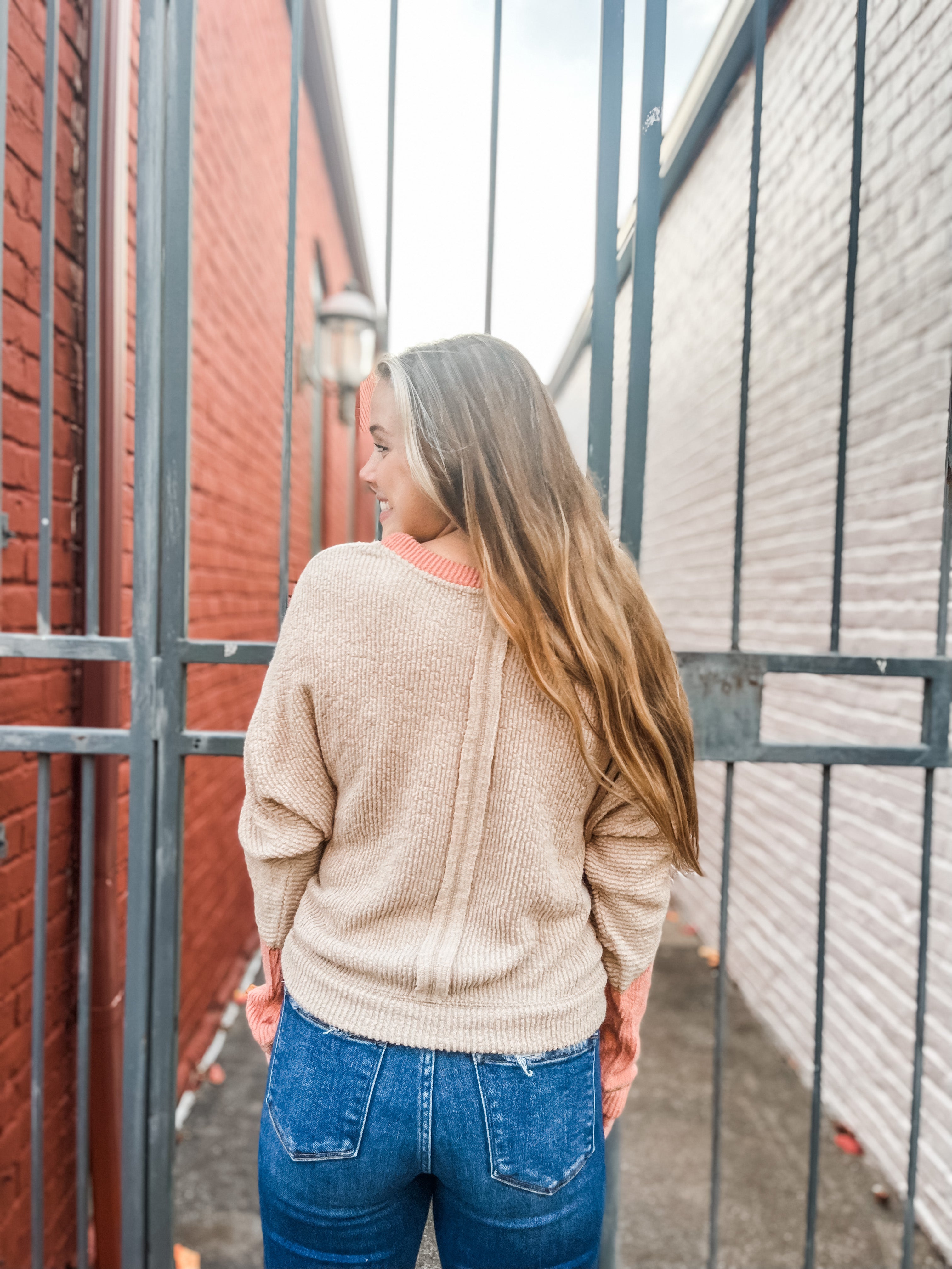 Muted Colorblock Sweater