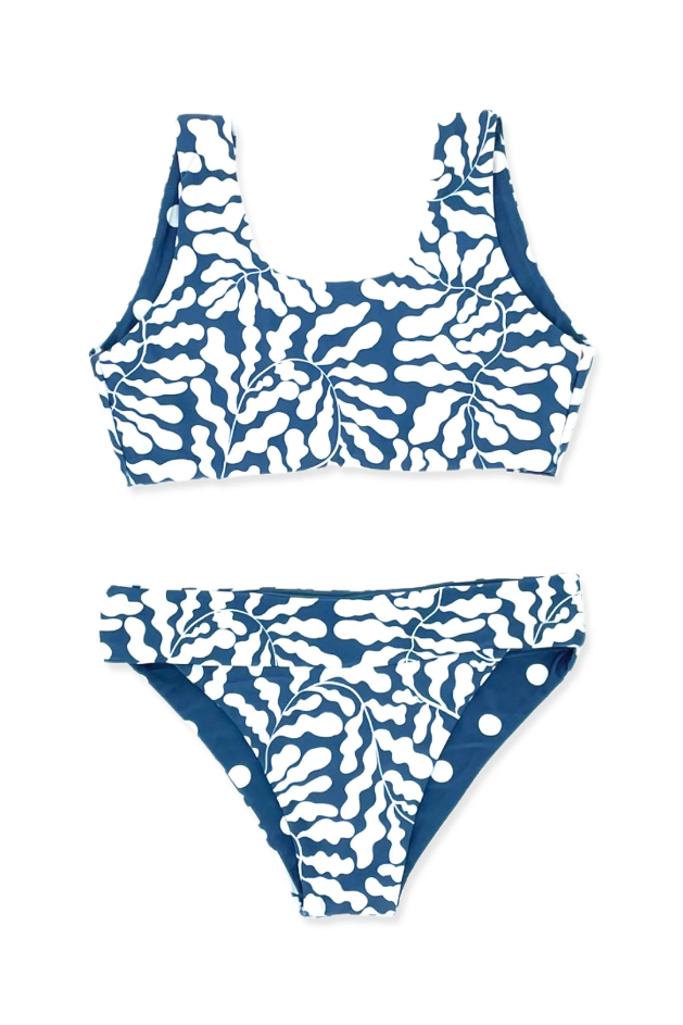 Navy Kelp Island Hopper bikini