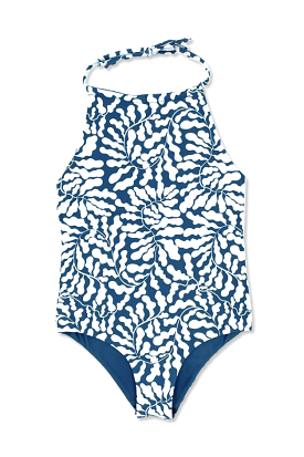 Navy Kelp Riviera reversible swimsuit