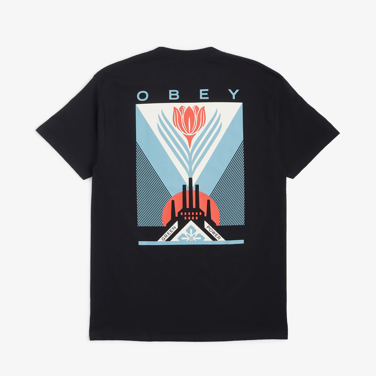 OBEY Green Power Factory T-Shirt