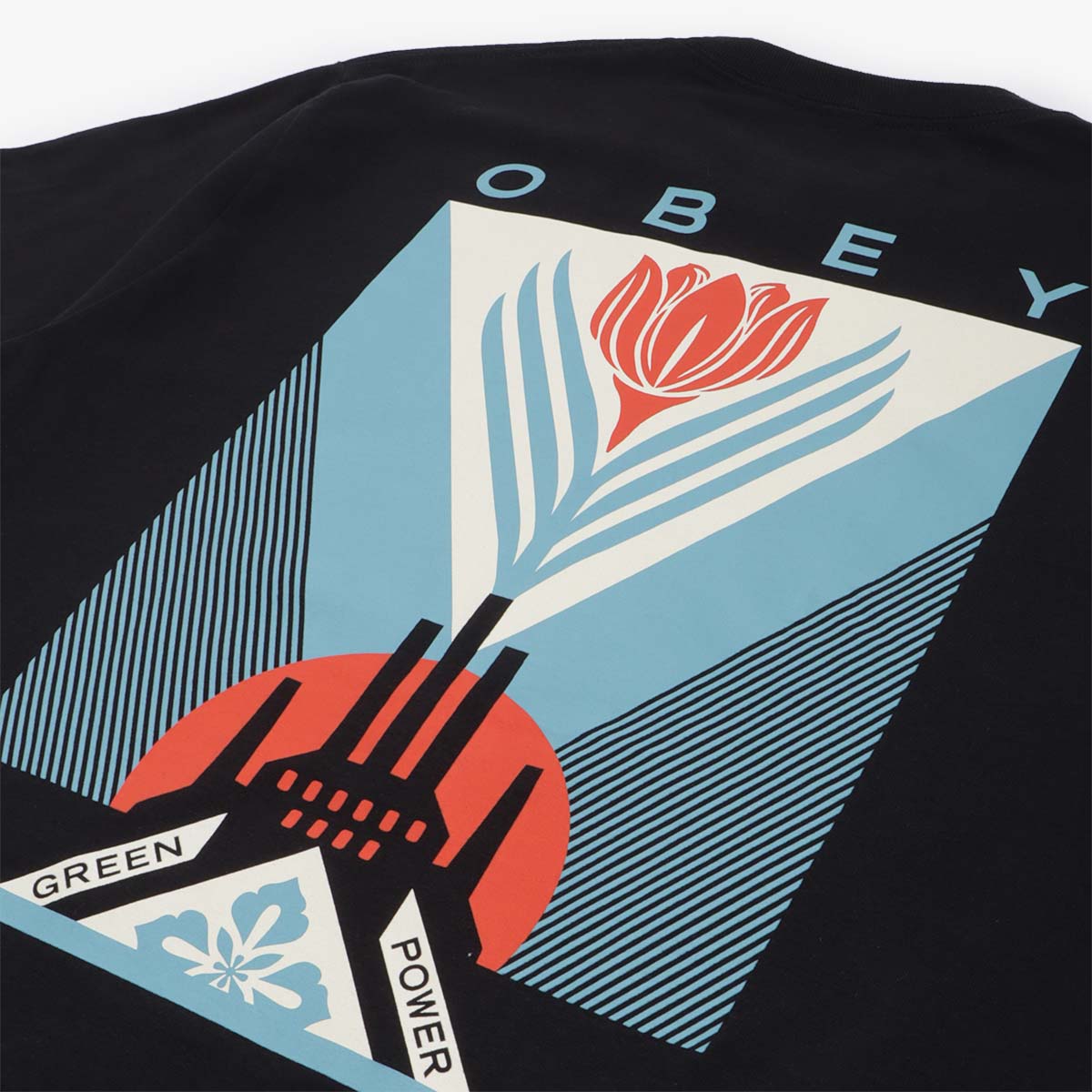 OBEY Green Power Factory T-Shirt