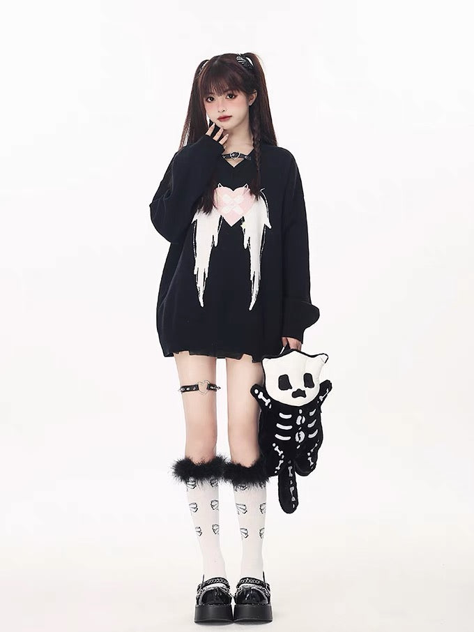 Over sized Fallen Angel one piece sweater