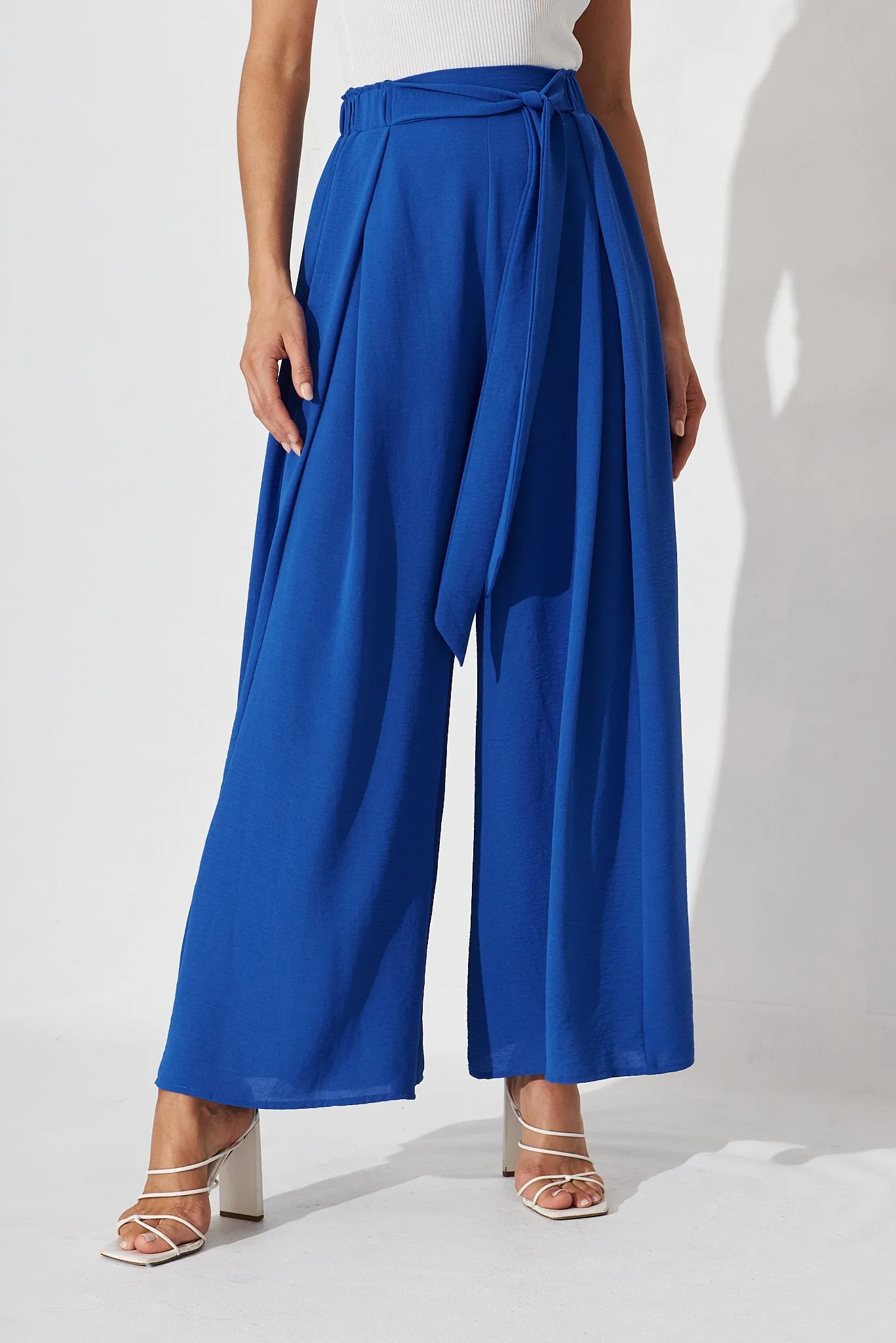 Page Pants In Cobalt Blue