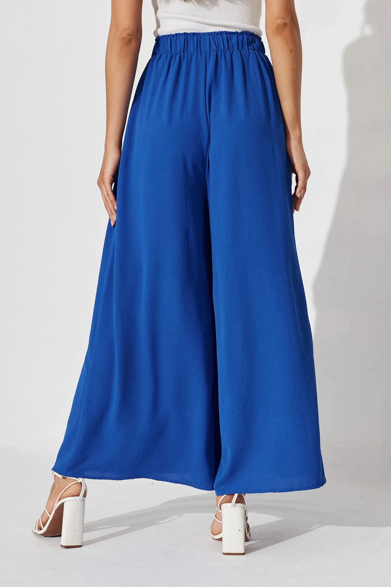 Page Pants In Cobalt Blue