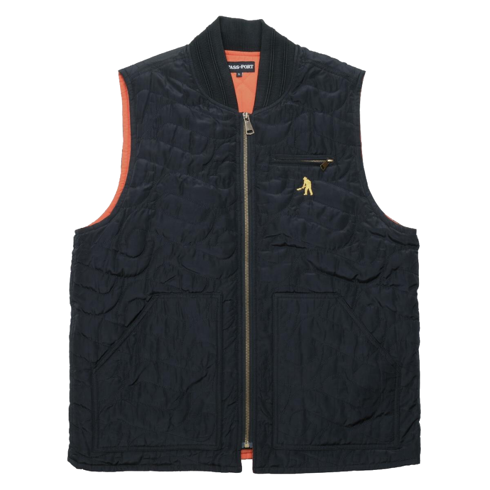 Pass Port Tilde Puff Packers Vest Black