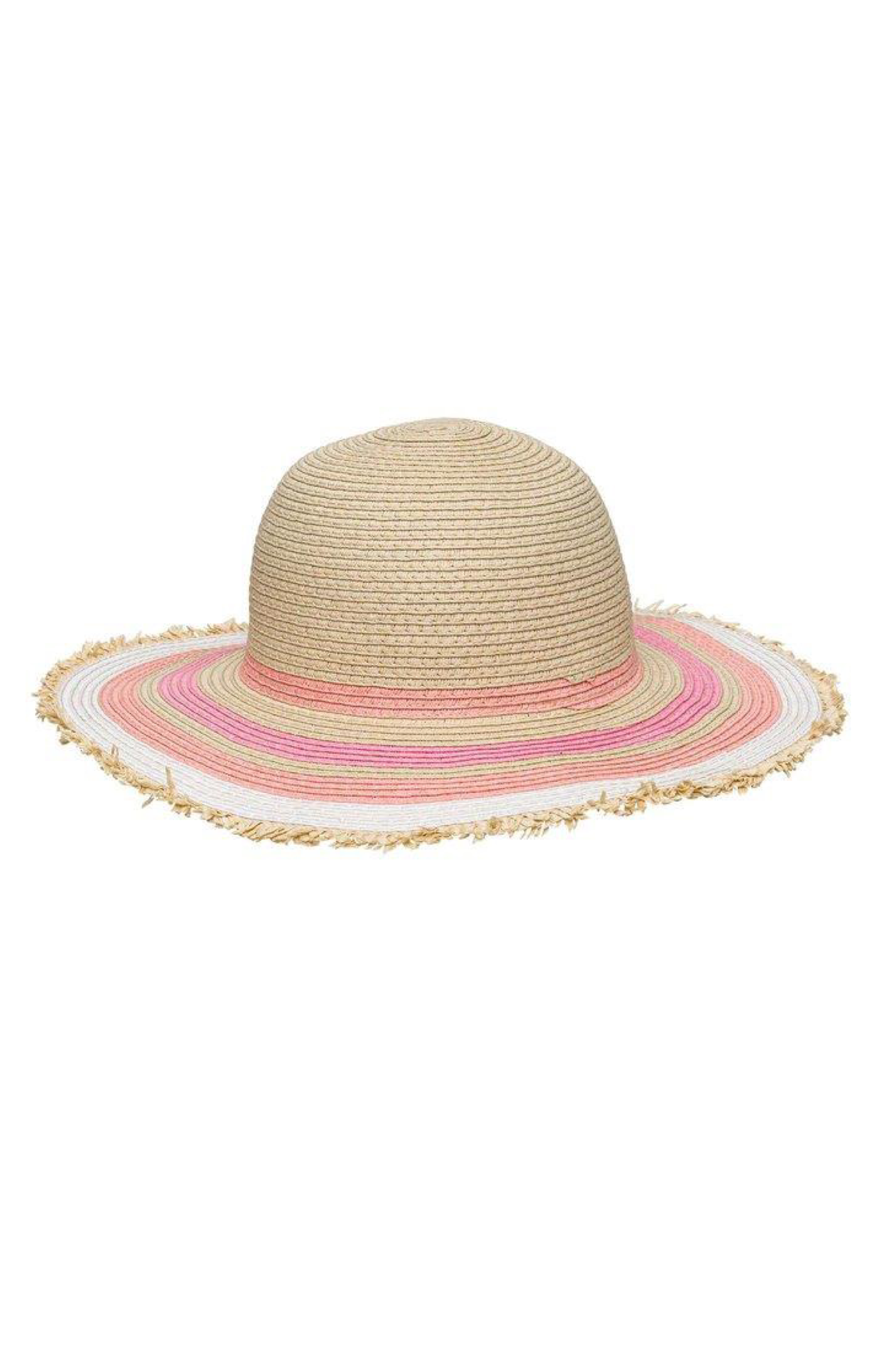 Peachy Striped Sunhat